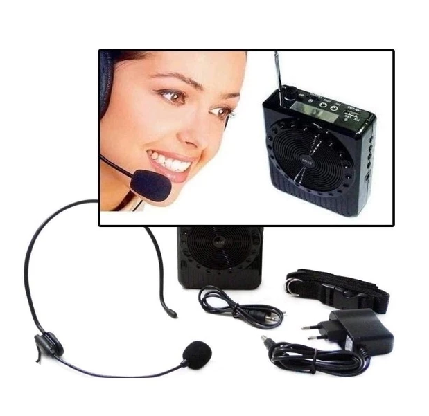 Megafone portatil recarregavel