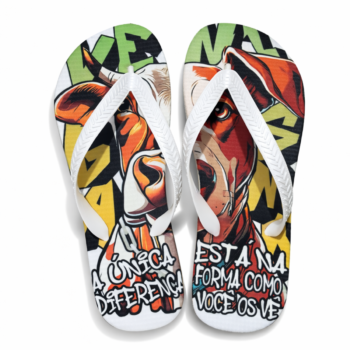 Chinelo "Metades" do 35 ao 44 Branco