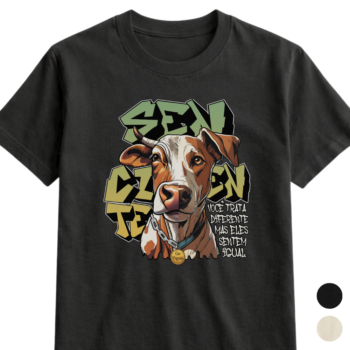 Camiseta 100% algodão "Metades"