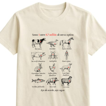 Camiseta "Espécies"