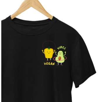 Camiseta minimalista "Vegan Vibes"