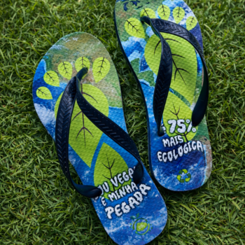Chinelo "Pegada Ecológica"