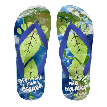 Chinelo "Pegada Ecológica"