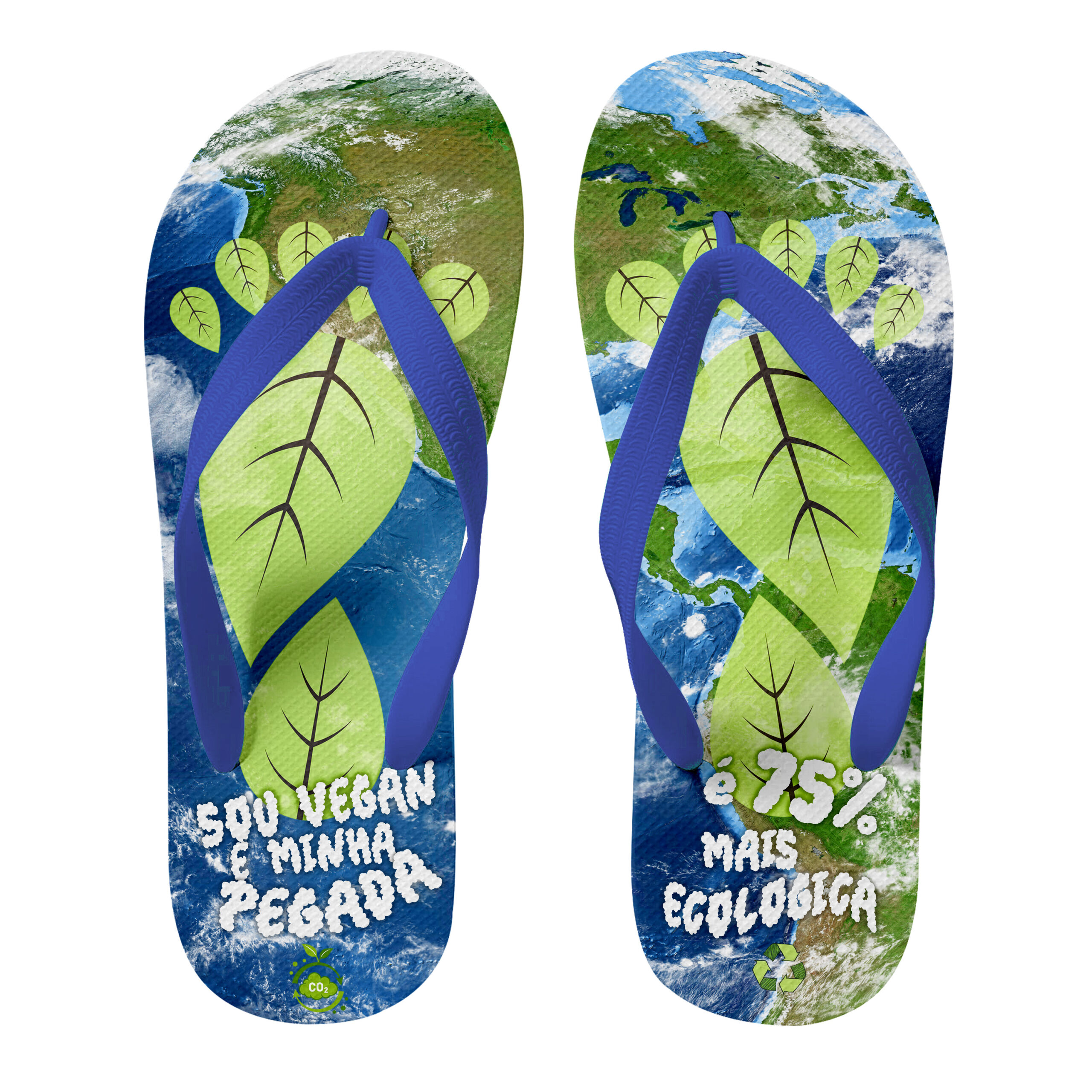 Chinelo "Pegada Ecológica"