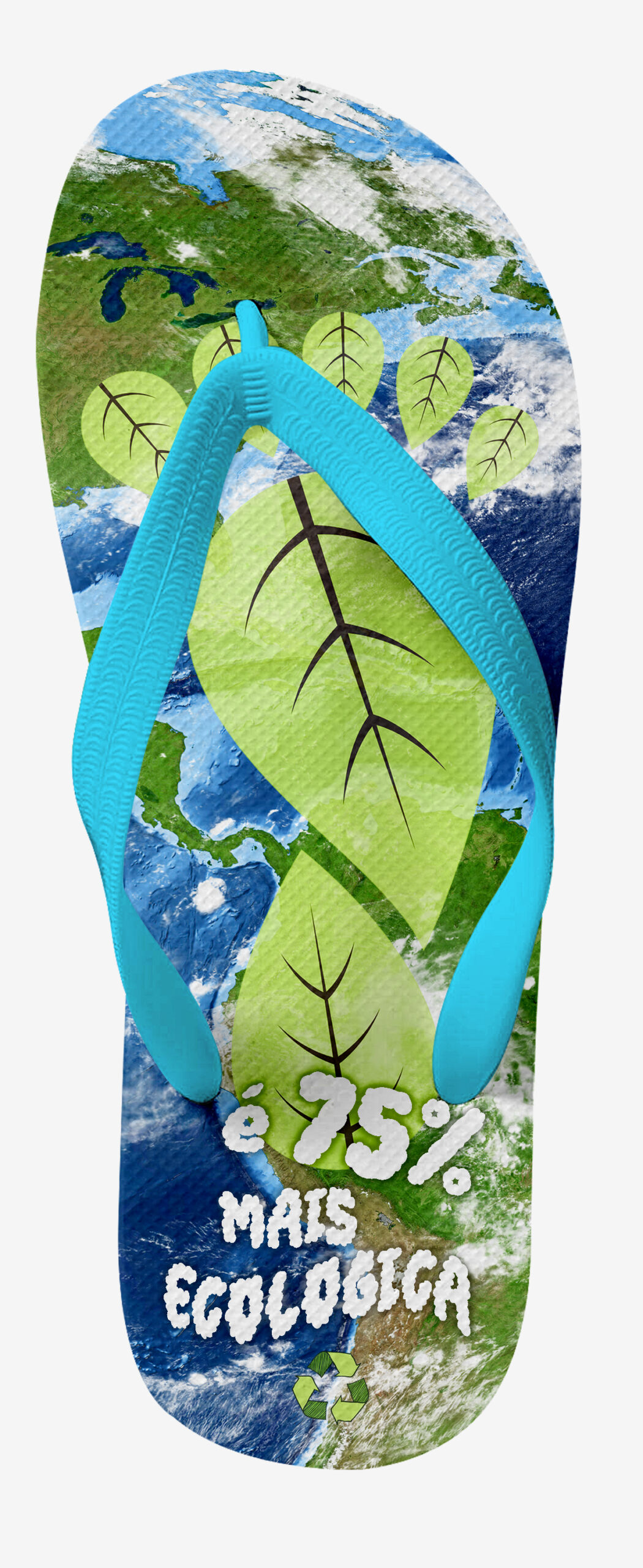 Chinelo "Pegada Ecológica" - Imagem 3