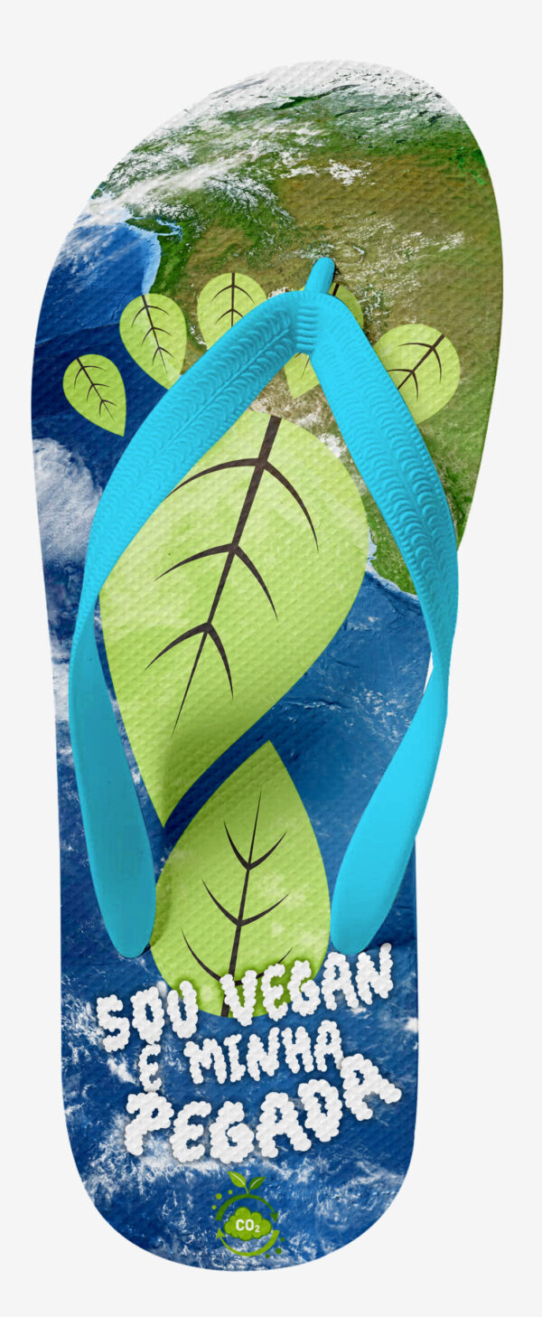 Chinelo "Pegada Ecológica" - Imagem 2