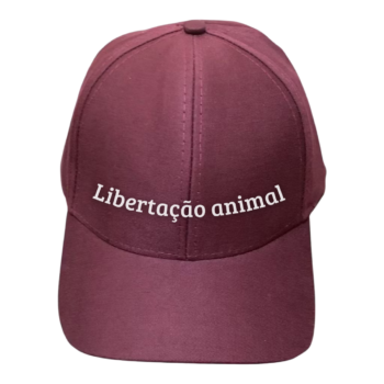 Boné Ajustável de algodão "Libertação animal"