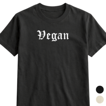 Camiseta 100% algodão "Vegan"