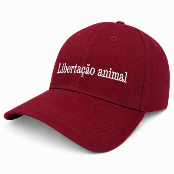 Boné Ajustável de algodão "Libertação animal"