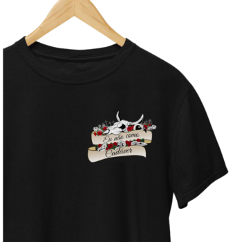 Camiseta "Eu não como cadáver"