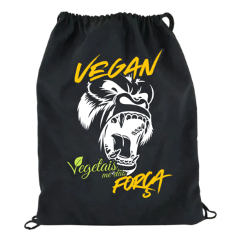 Mochila Saco Preta "Vegan"