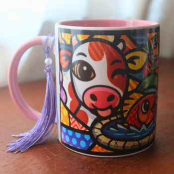 Caneca de cerâmica 325ml "Vegan"