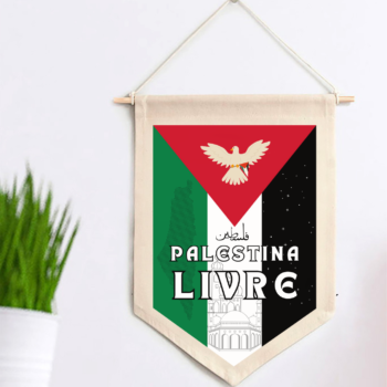 Flâmula "Palestina livre!"