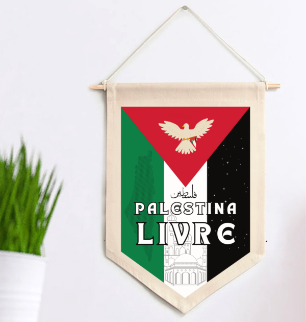 Flâmula "Palestina livre!"