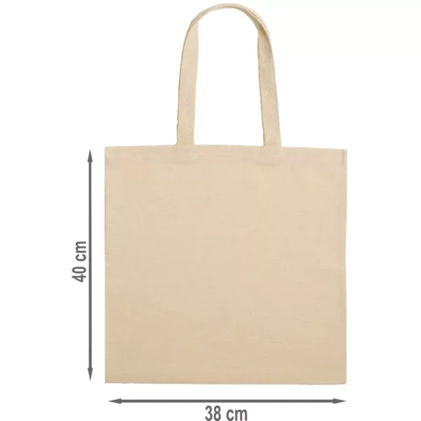 Ecobag básica algodão cru "Boicote empresas cúmplices do genocídio" - Imagem 2