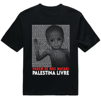 Camiseta "Conheça seus nomes" frente ou verso