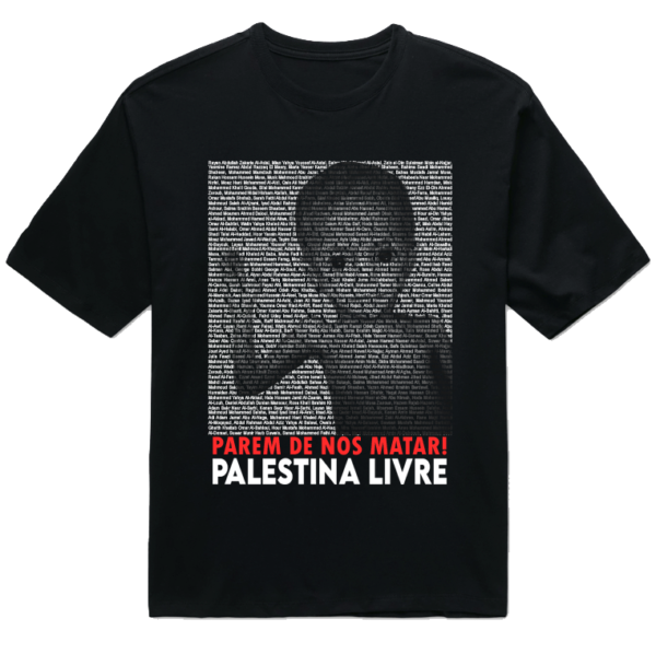 Camiseta "Conheça seus nomes" frente ou verso