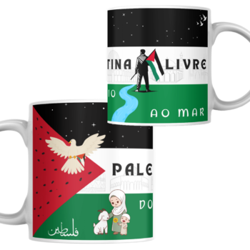 Caneca 325ml "Palestina livre!"