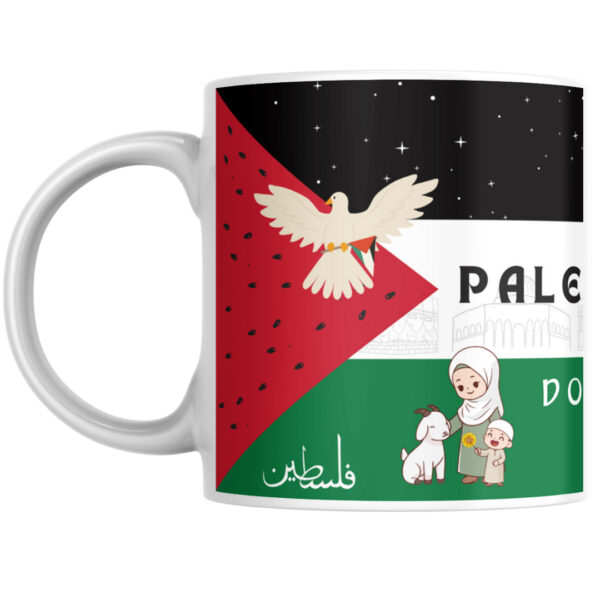 Caneca 325ml "Palestina livre!" - Imagem 2