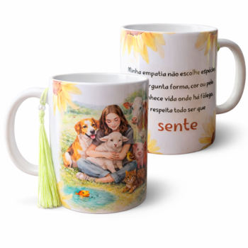 Caneca de cerâmica "Sencientes"