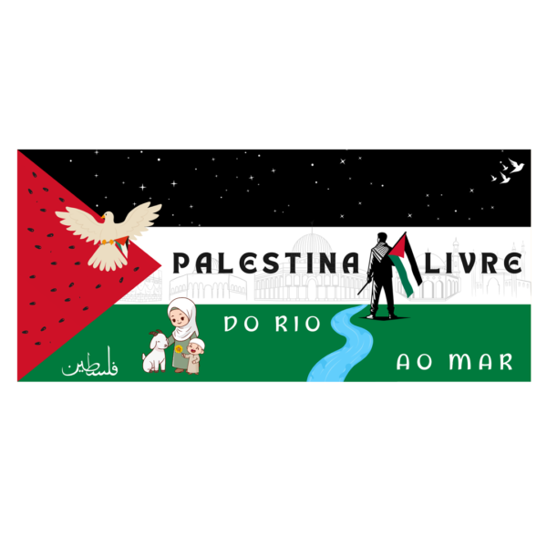 Caneca 325ml "Palestina livre!" - Imagem 4
