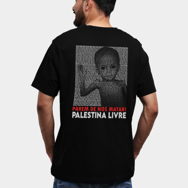 Camiseta "Palestina livre" Frente e/ou verso - Imagem 2