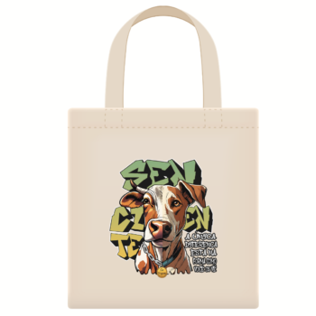 Ecobag básica algodão cru "Metades"