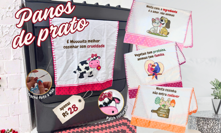 Panos de Prato Veganos