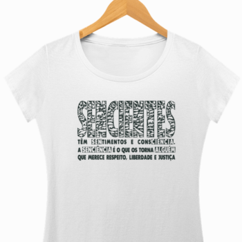 Babylook "SENCIENTES" 100% algodão