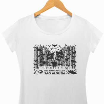 Babylook "Código de barras" 100% algodão