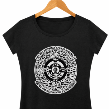 Babylook "Círculo consideração moral" 100% algodão