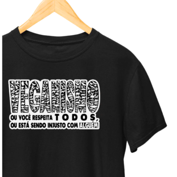 Camiseta "VEGANISMO" 100% algodão
