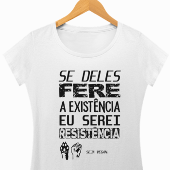 Babylook "Resistência" 100% algodão