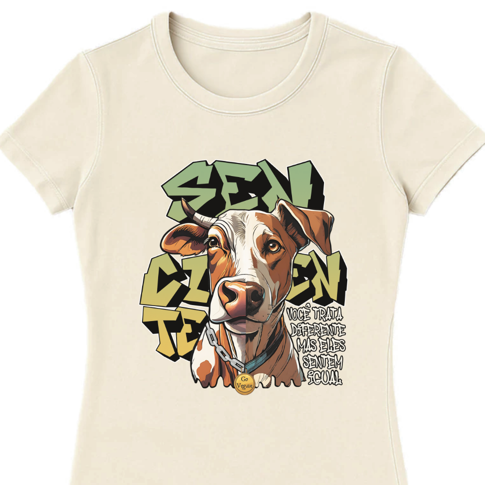 Camiseta/ Baby look "Metades" 100% algodão - Imagem 7