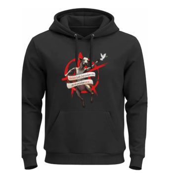Moletom canguru flanelado c/ capuz "Liberdade"