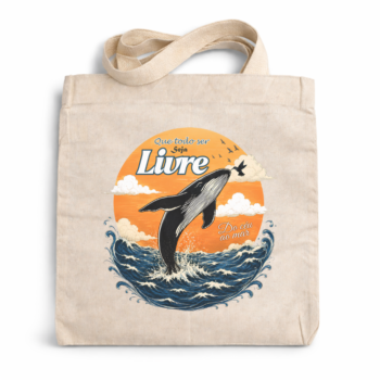 Ecobag 100% algodão "Liberdade"