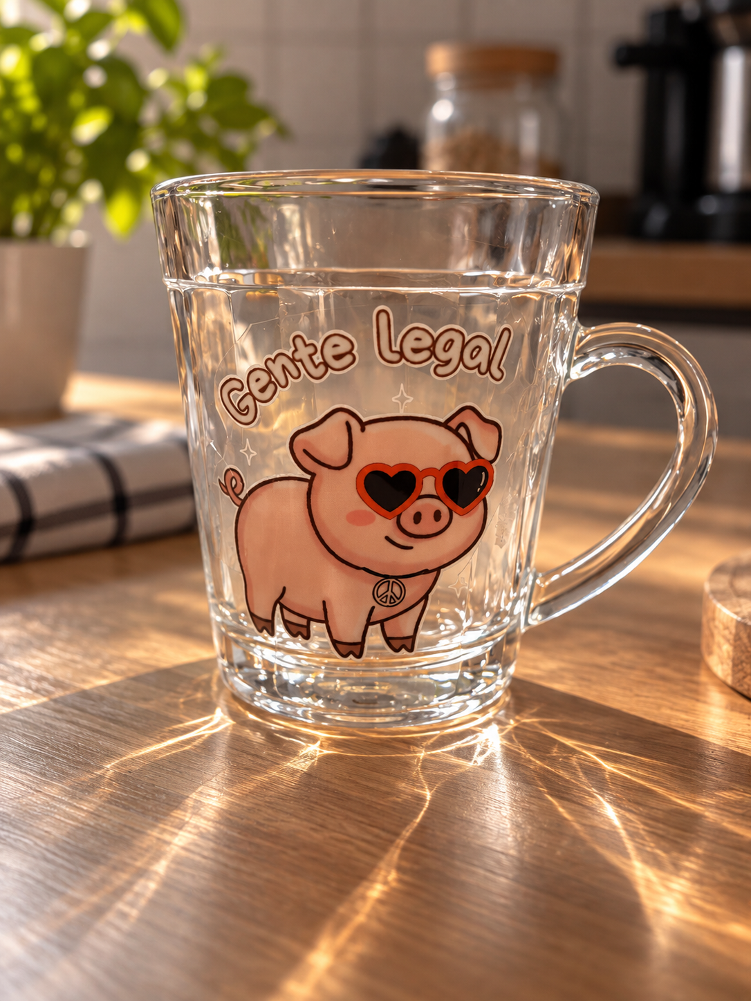 Caneca americano 200ml "Hippie legal" - Imagem 5
