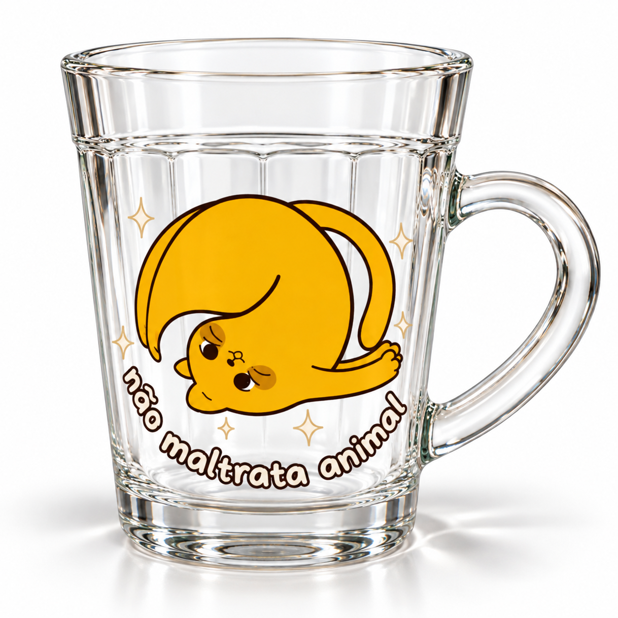 Caneca americano 200ml "Gato do yoga" - Imagem 3