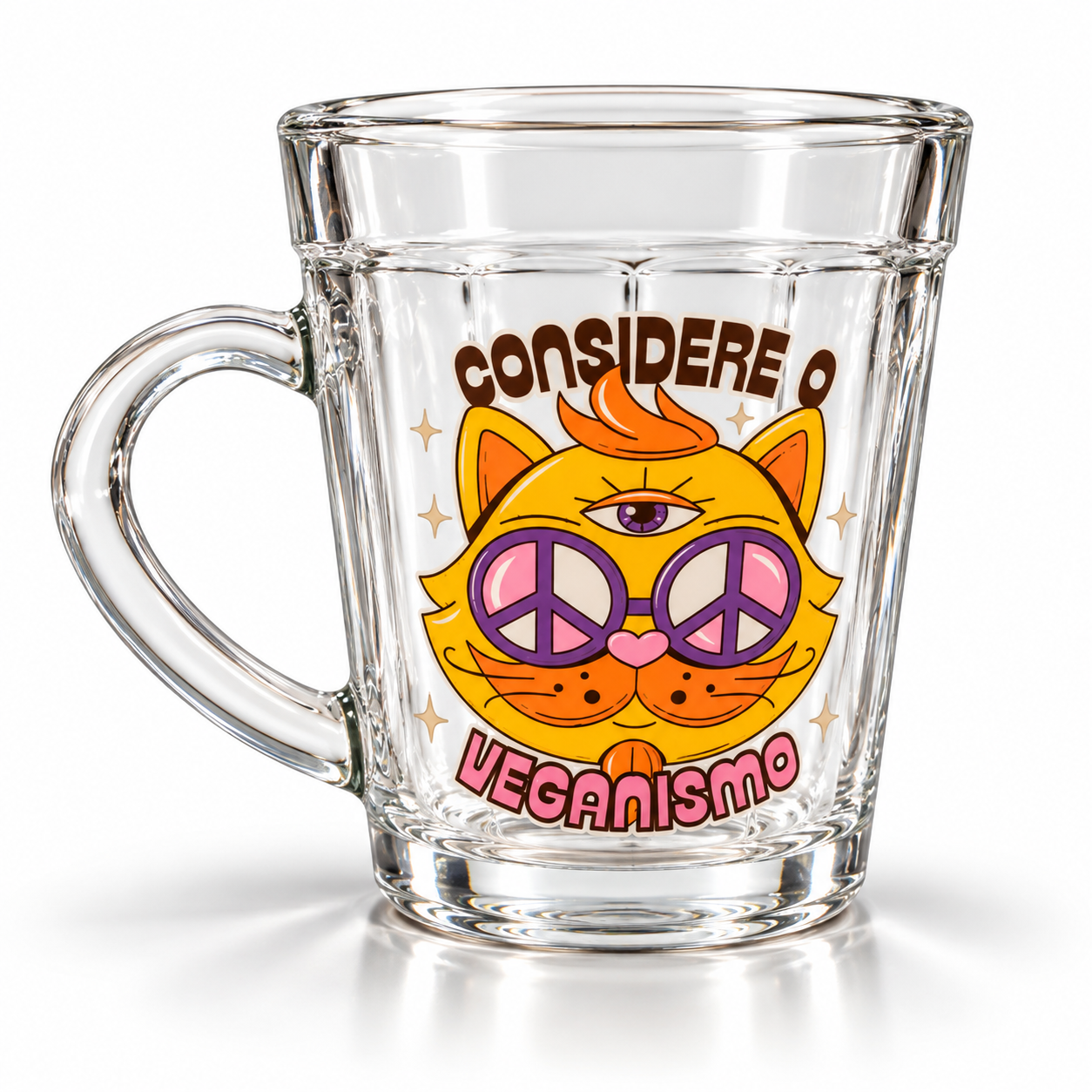 Caneca americano 200ml "Hippie vegan" - Imagem 2