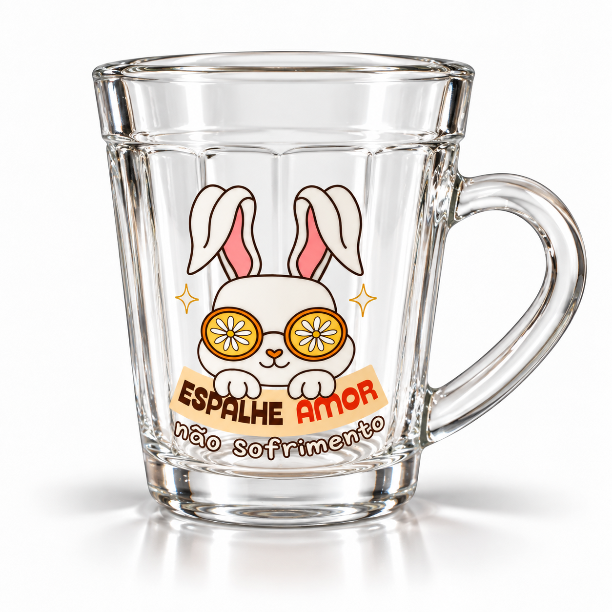 Caneca americano 200ml "Hippie vegan" - Imagem 3