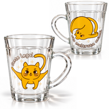 Caneca americano 200ml "Gato do yoga"