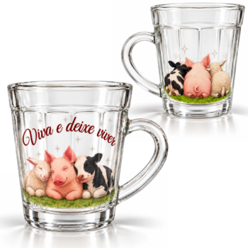 Caneca americano 200ml "Viva e deixe viver"