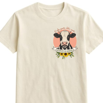 Camiseta/ Baby look "Animal sente"